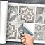 Stick and Go 8 Tile Stickers : Geostone - To stick over 15cm x 15cm (6x6) tiles Peel off the StickerRoll - apply on tiles