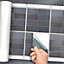 Stick and Go 8 Tile Stickers : Graphite - To stick over 15cm x 15cm (6x6) tiles Peel off the StickerRoll - apply on tiles