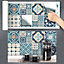 Stick and Go 8 Tile Stickers : Marrakech - To stick over 15cm x 15cm (6x6) tiles Peel off the StickerRoll - apply on tiles