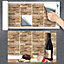 Stick and Go 8 Tile Stickers : Splitstone - To stick over 15cm x 15cm (6x6) tiles Peel off the StickerRoll - apply on tiles
