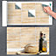 Stick and Go 9 Tile Stickers : Sahara - To stick over 20cm x 10cm (8x4) tiles Peel off the StickerRoll - apply on tiles