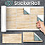 Stick and Go 9 Tile Stickers : Sahara - To stick over 20cm x 10cm (8x4) tiles Peel off the StickerRoll - apply on tiles