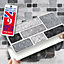 Stick and Go Self Adhesive Stick On Tiles Granite Tablet 8" x 4" Box of 8 Apply over any tile, or directly on to the wall