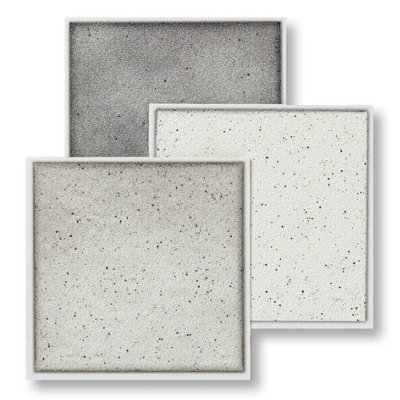Stick and Go Self Adhesive Stick On Tiles Grey Speckle Mix 4" x 4" Box of 18 Apply over any tile, or directly on to the wall