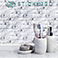 Stick and Go Self Adhesive Stick On Tiles Marble Tablet 8" x 4" Box of 8 Apply over any tile, or directly on to the wall