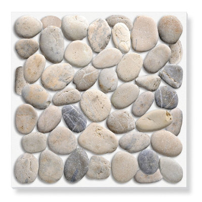 Stick and Go Self Adhesive Stick On Tiles Pebble Stone 6" x 6" Box of 8 Apply over any tile, or directly on to the wall