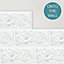 Stick and Go Self Adhesive Stick On Tiles Studio Brick 8" x 4" Box of 8 Apply over any tile, or directly on to the wall