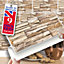 Stick and Go Self Adhesive Stick On Tiles Yorkstone 8" x 4" Box of 8 Apply over any tile, or directly on to the wall