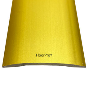 Stick Down Cover Strip Gold 3ft / 0.9metres Threshold Bar Floor To Floor Self Adhesive Trim