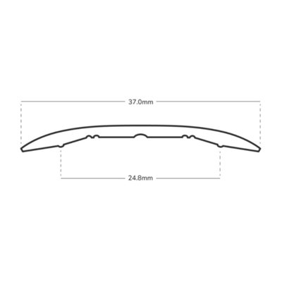 Stick Down Cover Strip Gold Long 9ft / 2.7metres Threshold Bar Floor To Floor Self Adhesive Trim