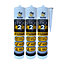 Stick it2it PU Adhesive Clear Bond Quick Cure 310ml Pack of 3