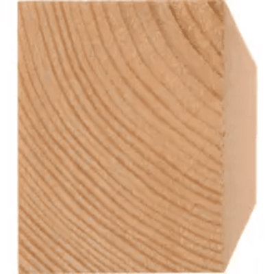 Stick timber Smooth Planed Square edge Whitewood Spruce (L)4.2m (W)70mm (T)45mm Pack of 4 pieces