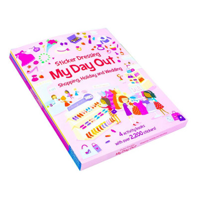 Sticker Dress Up Activity 4 Book Collection Set: My Day Out (555 Fun ...