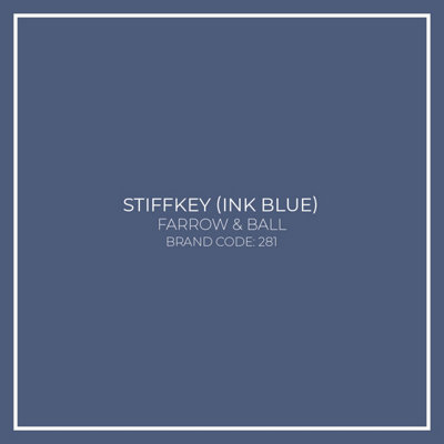 Stiffkey Blue Toughened Glass Kitchen Splashback - 1000mm x 1000mm