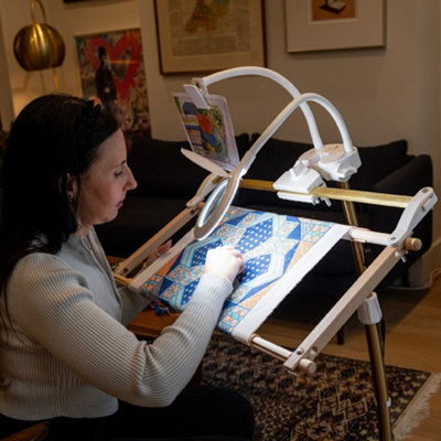 StitchSmart 2 Magnifier & Chartholder Precision LED Magnifier with ...