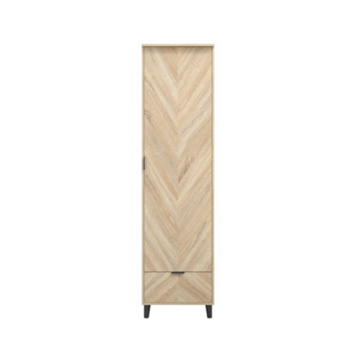 STOCKHOLM CHEVRON 1 DOOR WARDROBE