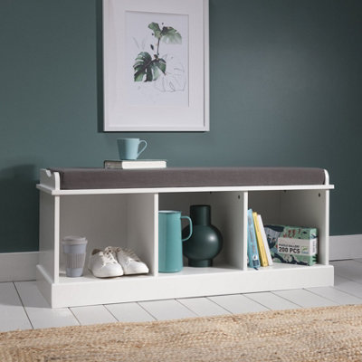 Bench With Storage Cubes