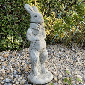 Stone Cast Peter Rabbit Garden Sculpture