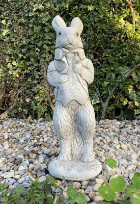 Stone Cast Peter Rabbit Garden Sculpture