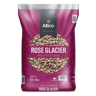 Stone Chippings Rose Glacier Pebbles 14-20mm Garden Gravel Patio Aggregates