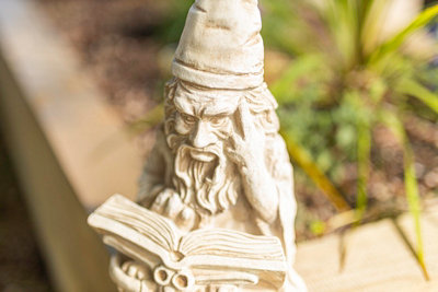 Stone Effect Wizard Garden Ornament