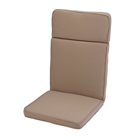 Stone High Recliner Outdoor Garden Furniture Cushion - L116 x W49 x H4 cm