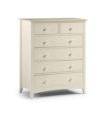 Stone White 3 + 2 Drawer Chest