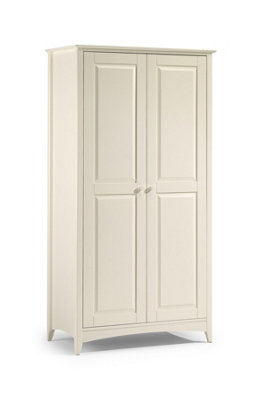 Stone White Double Door Wardrobe