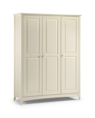 Stone White Triple Door Wardrobe