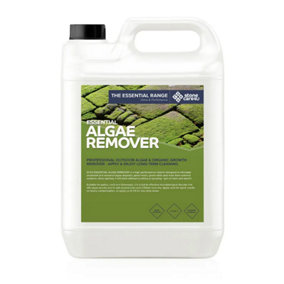 Stonecare4U - Algae Remover (5L) - Easily Removes Algae From Paving, Walls, Concrete, Roof Tiles & More - Alkaline Formula