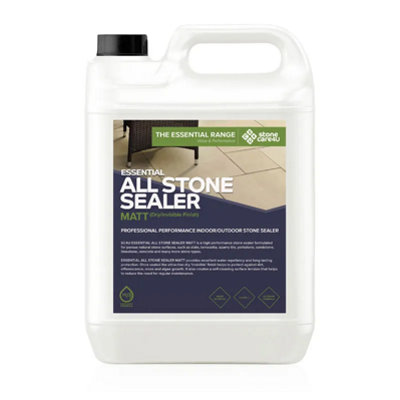 Stonecare4u - All Stone Sealer Matt (Dry) Finish (5L) - Highly Effective Sealer for Natural Stone