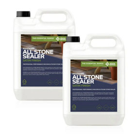 Stonecare4U - All Stone Sealer Satin Finish (10L) - Eco Friendly, Highly Effective Wet Look Sealer for All Natural Stone