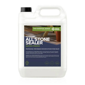 Stonecare4U - All Stone Sealer Satin Finish (5L) - Eco Friendly, Highly Effective Wet Look Sealer for All Natural Stone