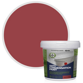 Stonecare4U Anti-Condensation Paint - Brick Red (2.5L) Protect From Moisture & Reduce Condensation on Walls & Ceilings
