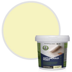 Stonecare4U - Anti-Mould Paint - Country Cream (2.5L) Bathroom, Kitchen & Bedroom Walls & Ceilings - Protect Against Mould