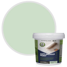 Stonecare4U - Anti-Mould Paint - Meadow Sage (2.5L) Bathroom, Kitchen & Bedroom Walls & Ceilings - Protect Against Mould