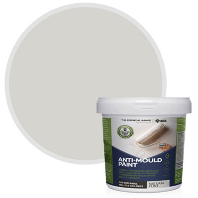 Stonecare4U - Anti-Mould Paint - Natural Flint (2.5L) Bathroom, Kitchen & Bedroom Walls & Ceilings - Protect Against Mould