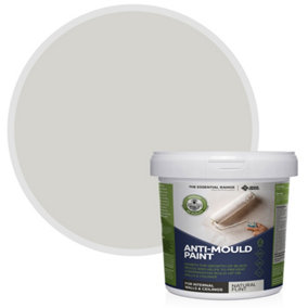 Stonecare4U - Anti-Mould Paint - Natural Flint (5L) Bathroom, Kitchen & Bedroom Walls & Ceilings - Protect Against Mould