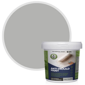 Stonecare4U - Anti-Mould Paint - Pale Slate (2.5L) Bathroom, Kitchen & Bedroom Walls & Ceilings - Protect Against Mould