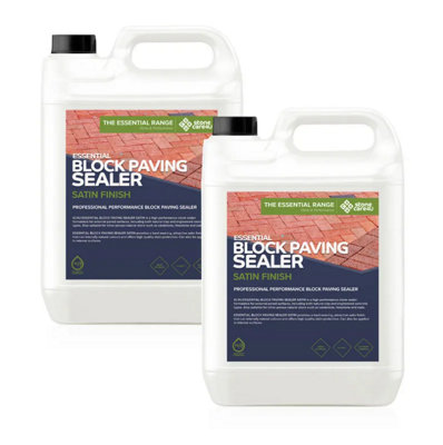 Stonecare4U Block Paving Sealer Satin (10L) Protects Block Paving
