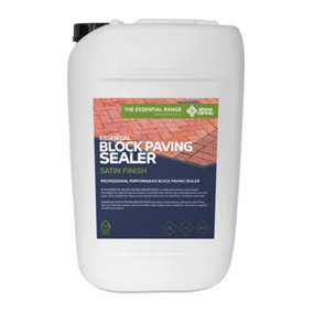Stonecare4U - Block Paving Sealer Satin (25L) - Protects Block Paving, Solvent-Free, Block Paving Sealant, Reduces Organic Growth