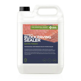 Stonecare4U - Block Paving Sealer Satin (5L) - Protects Block Paving, Solvent-Free, Block Paving Sealant, Reduces Organic Growth