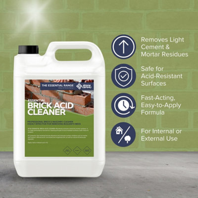 StoneCare4U - Brick Acid Cleaner 15L - For Builders Mess, Cement & More