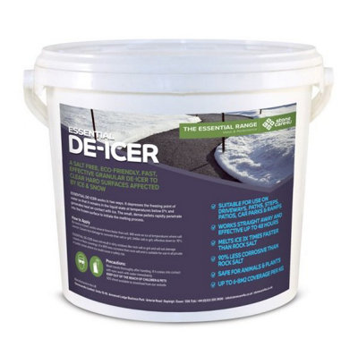 Stonecare4U - De-Icer (10kg) - Safe Alternative To Rock Salt, Suitable for Concrete, Tarmac, Patio Slabs, Block Paving & More