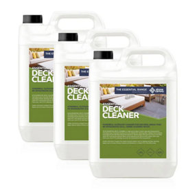 Stonecare4U Deck Cleaner (15L) - Ready To Use Extra Strength Cleaner To Remove Dirt, Algae, Lichens, Black Mould From Wood Decking