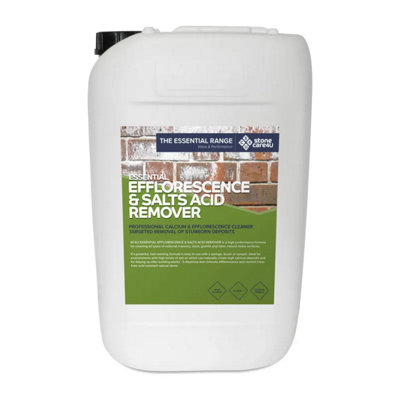 Stonecare4U - Efflorescence Remover (25L) - Removes Salts & Efflorescence From Brickwork, Masonry & Other Resistant Surfaces