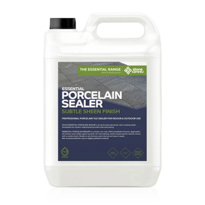 Stonecare4U - Essential Porcelain Sealer (5L) Professional Tile Sealer for Internal & External Use, Protects and Leaves a Subtl