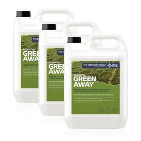 Stonecare4U - Green Away (15L) Organic Growth Killer For Patio, Roof, Drives, Tarmac, Paving, Algae and Mould