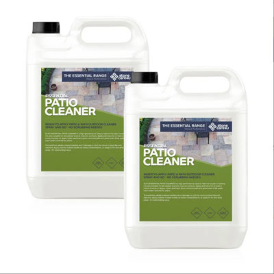 Stonecare4u Patio Cleaner (10L) - Ready To Use Extra Strength Cleaner To Remove Dirt, Algae, Lichens, Black Mould From Patios