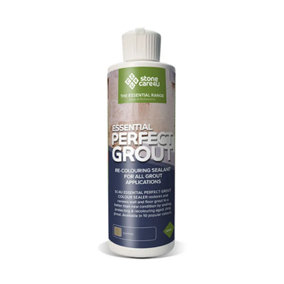 Stonecare4U - Perfect Grout Colour Sealer 237ml (Coffee) Restore & Renew Old Kitchen, Bath, Wall & Floor Grout